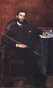 Rodolfo Amoedo Retrato de Gonzaga Duque France oil painting artist